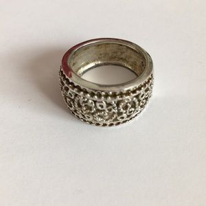 Hand made sterling silver ring